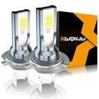 For Yamaha R6 2006-2020 -2x H7 White 6000k HID LED Headlight Bulbs Upgrade Kit