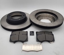 Toyota Tacoma 2005-2023 4WD Front Brake Pads Shims Rotors Set Genuine OE OEM