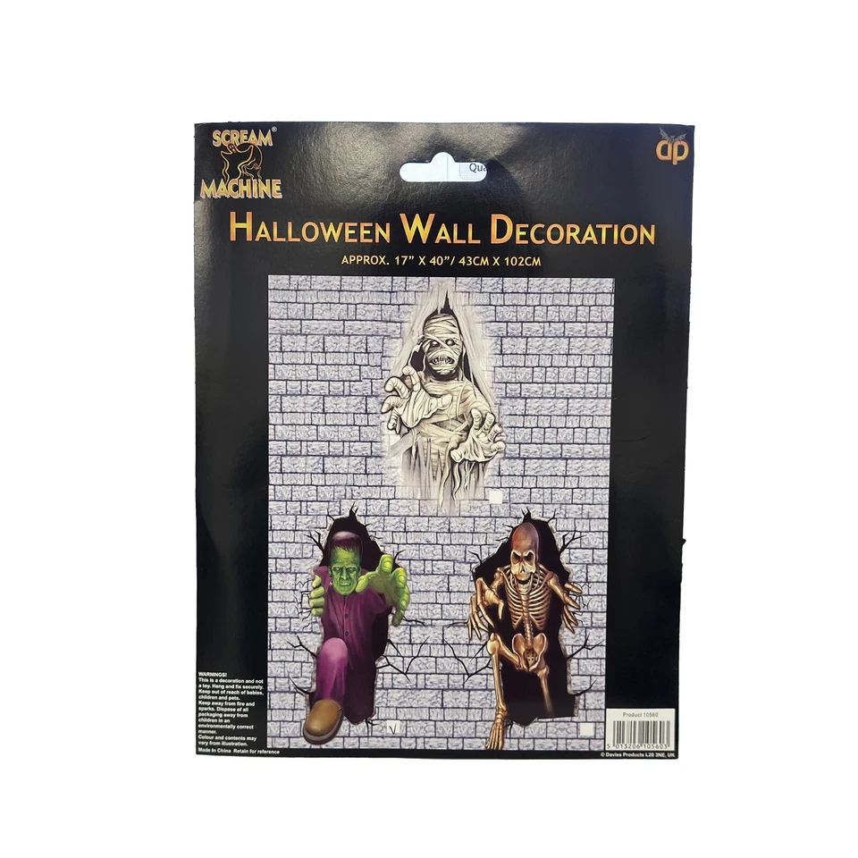 Espeluznante Frankenstein Monster XL Banner de Pared - Decoración Colgante Halloween Foto 2 de 2