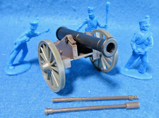 Classic Toy Soldiers ALAMO/NAPOLEONIC Howitzer Cannon Blue Crew 54MM