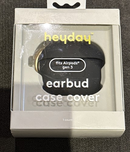Heyday Earbud Case Cover for Apple Airpods Gen 3- Black - Picture 4 of 7