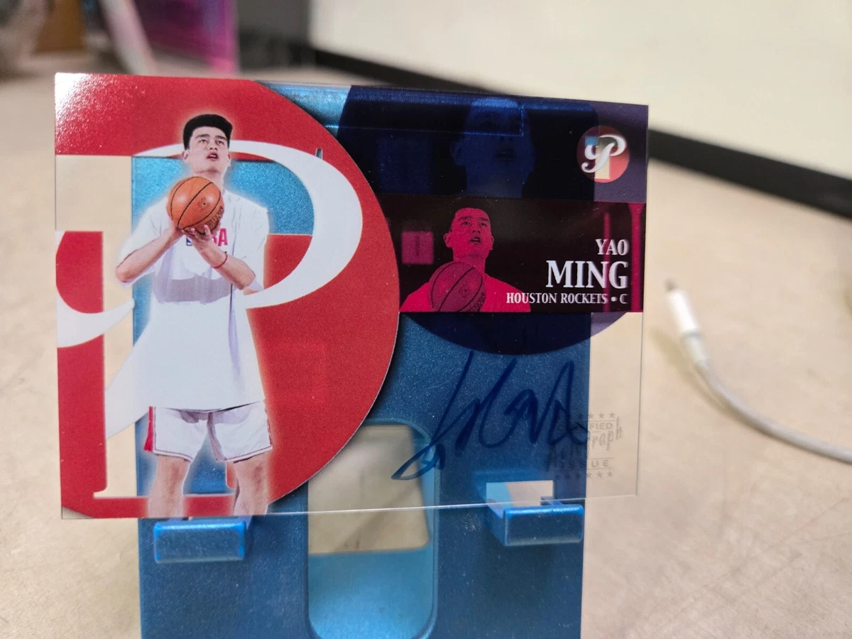 Topps 姚明篮球亲笔签名体育交易卡和配件| eBay