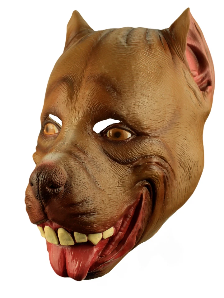 Ghoulish Productions Pitbull Latex Face Mask Horror Halloween Cosplay - Image 3 of 4