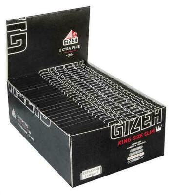 BOX Gizeh EXTRA FINE King Size Slim Papier Zigarettenpapier Blättchen Papers