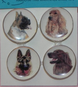 dollhouse miniature dogs