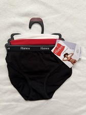 NEW HANES Originals Bikini Cotton Stretch Underwear Panty 3 Pair Size Small 5