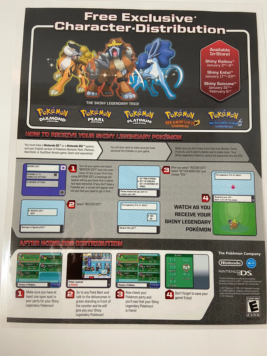 Official GameStop Pokemon Flyer