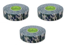 RENFREW PRO 3 Roll Pack Cloth Hockey Stick Tape - 24MMx25M Green Camouflage 