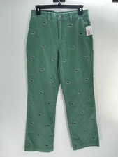 Vineyard Vines Whale Embroidered Corduroy Club Pants Green Size 16 Boys