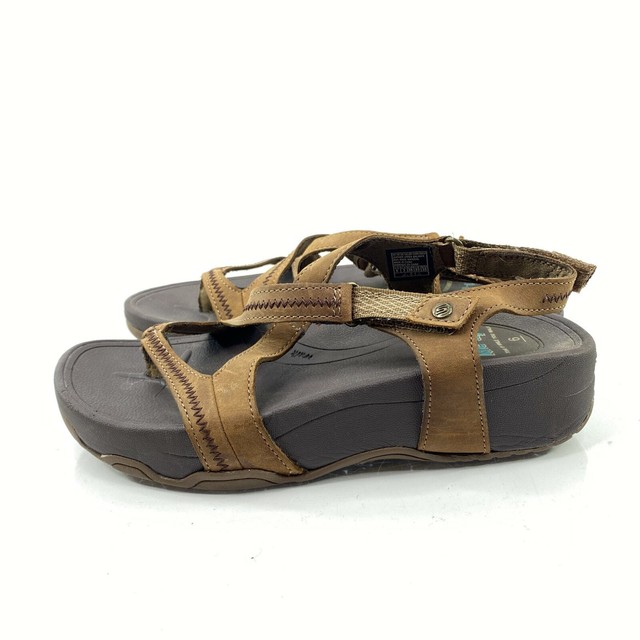 Womens ecco hiking walking sport sandals - brown - size 41 | eBay