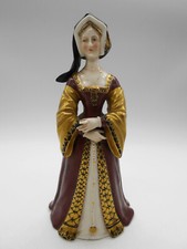SUBLIME FIGURINE JANE SEYMOUR EPOUSE HENRY VIII EN PORCELAINE DE CAPODIMONTE ?