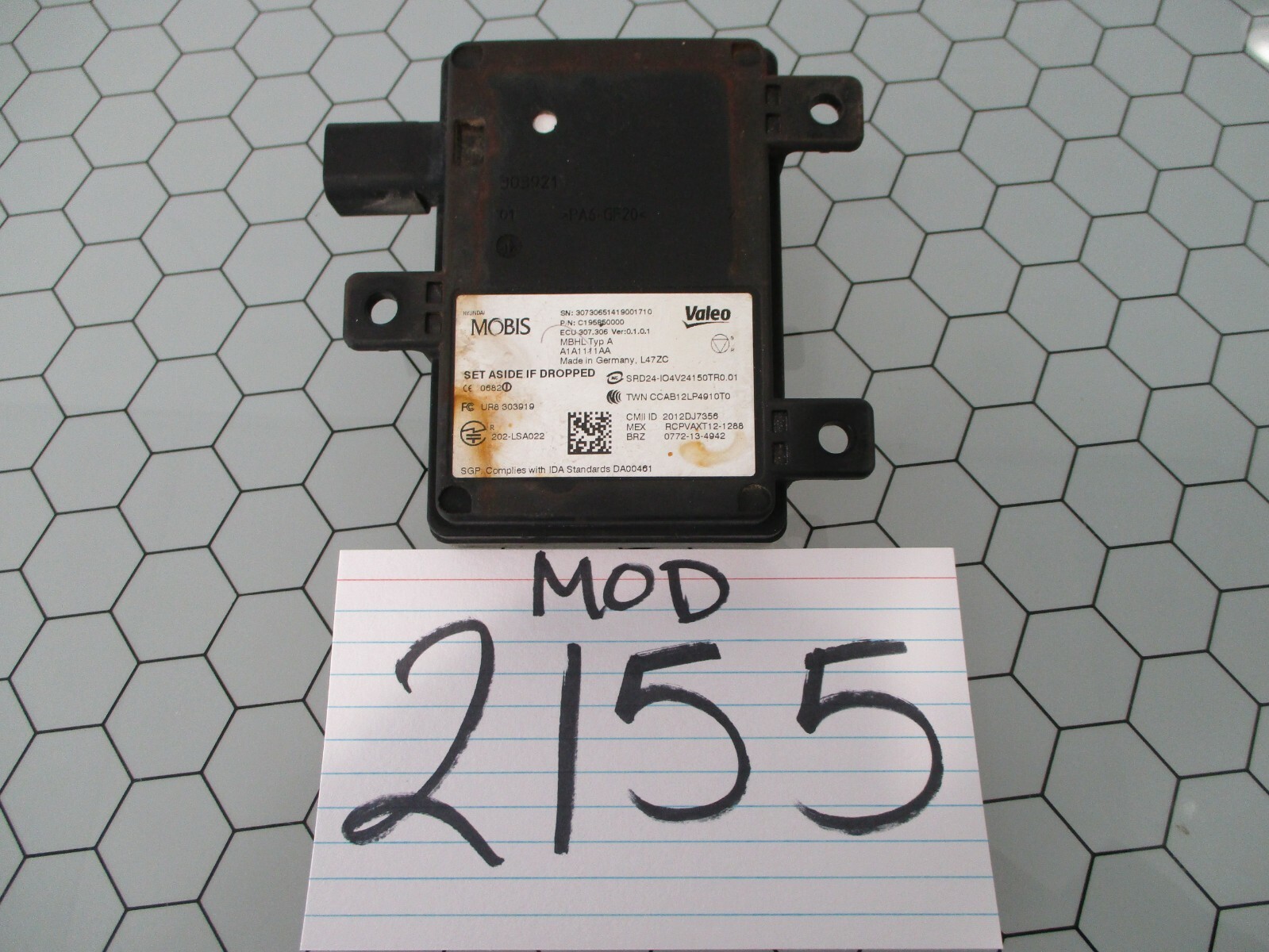 16 17 18 Optima OEM Rear Bumper Sensor Radar Module BSD Unit Computer #2155-MOD 