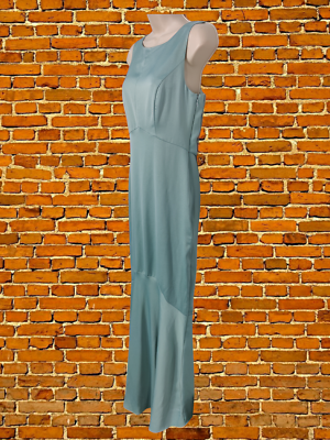 duck egg blue bridesmaid dress Tie Side Satin Cami Wrap Dress in Duck Egg Blue | Luxe Collection