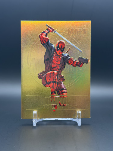 Deadpool [Gold] #US14 Marvel 2023 Fleer Ultra Wolverine Ultra Stars card