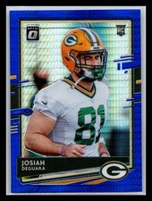 2020 Donruss Optic #142 Josiah Deguara Rookie Blue Prizm