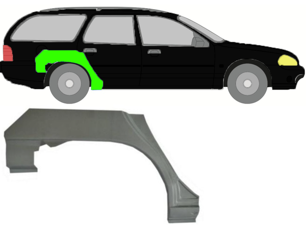 Radlauf FüR Ford Mondeo 1993 - 2000 Kombi Rechts-image