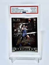 PAOLO BANCHERO | 2022 Panini NOIR Basketball Spotlight Signatures RC Auto PSA 10