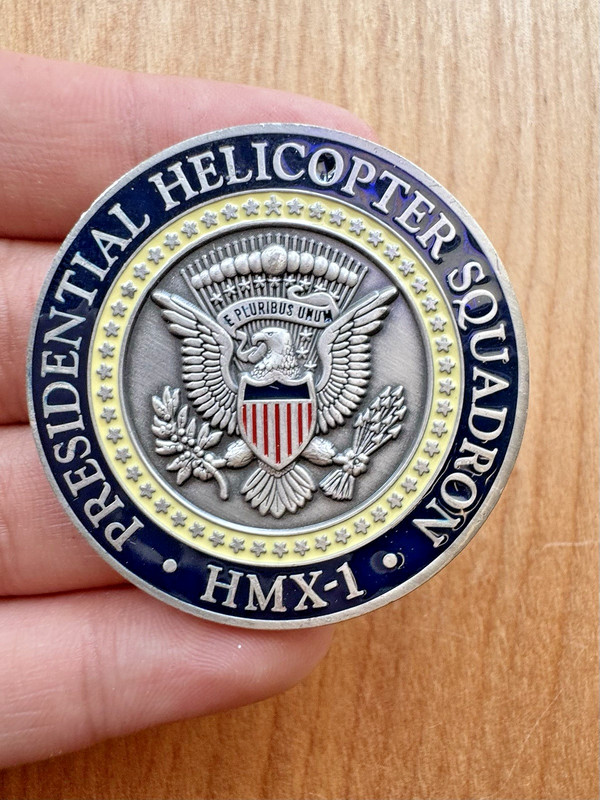 The Presidential Helicopter Squadron HMX-1 Challenge Coin