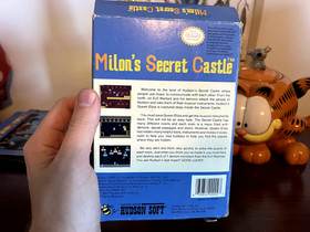 Milon's Secret Castle (NES, 1988) Game, Box, and Manual ALL ORIGINAL