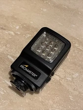 Vintage ProMaster LED9 9-Bulb Continuous Camera Light Video Film Photo TESTED