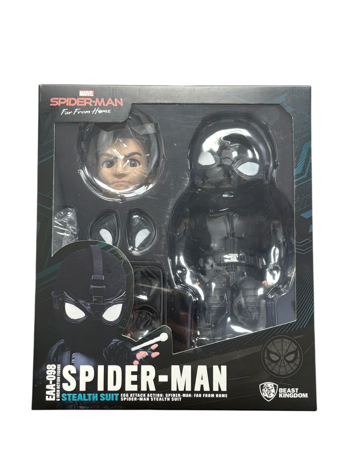 Figurine Spider-Man furtif Egg Attack Action Beast Kingdom cadeau idéal fan Marvel