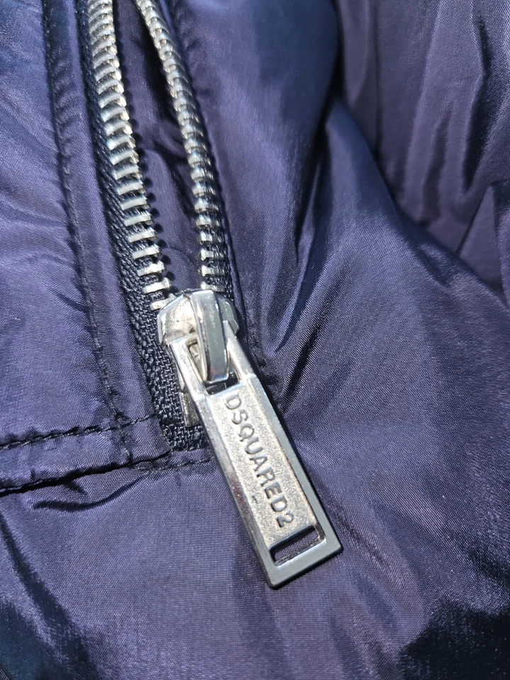 Dsquared2  Winterjacke Daunenjacke Wind 152 / 12 grün blau Junge Parka - Bild 4 von 4