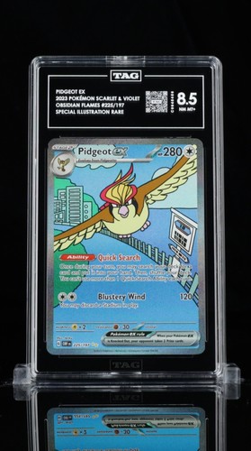 Pidgeot ex graded TAG 8.5 for sale on eBay