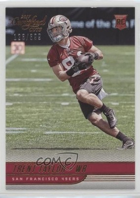 2017 Certified Cuts Rookies 123/399 Trent Taylor #199 Rookie RC 0c2