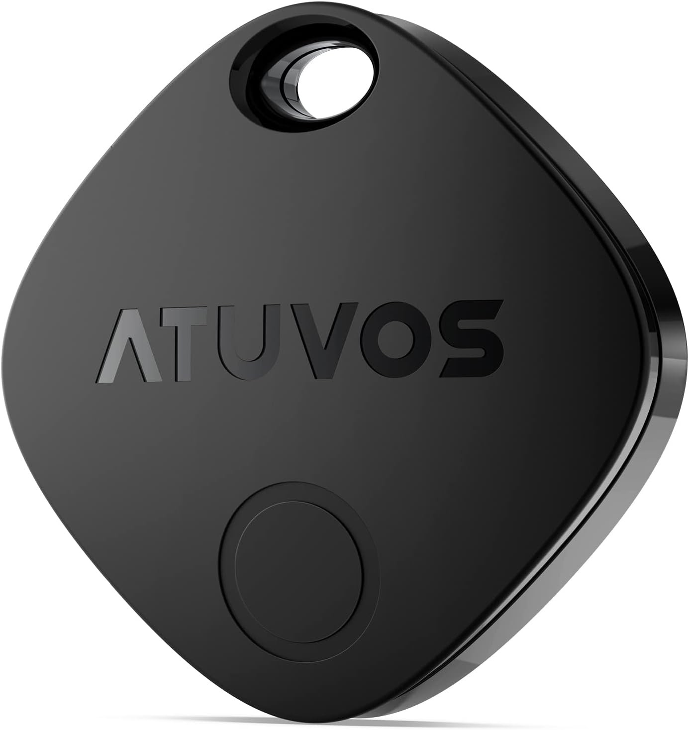 ATUVOS Bluetooth Tracker for Keys Bags Wallets Find My iOS Compatible IP67 Black