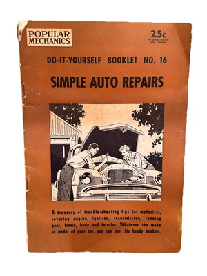 #ad Popular Mechanics DIY #16 Simple Auto Repairs Vintage 1954 $8.80