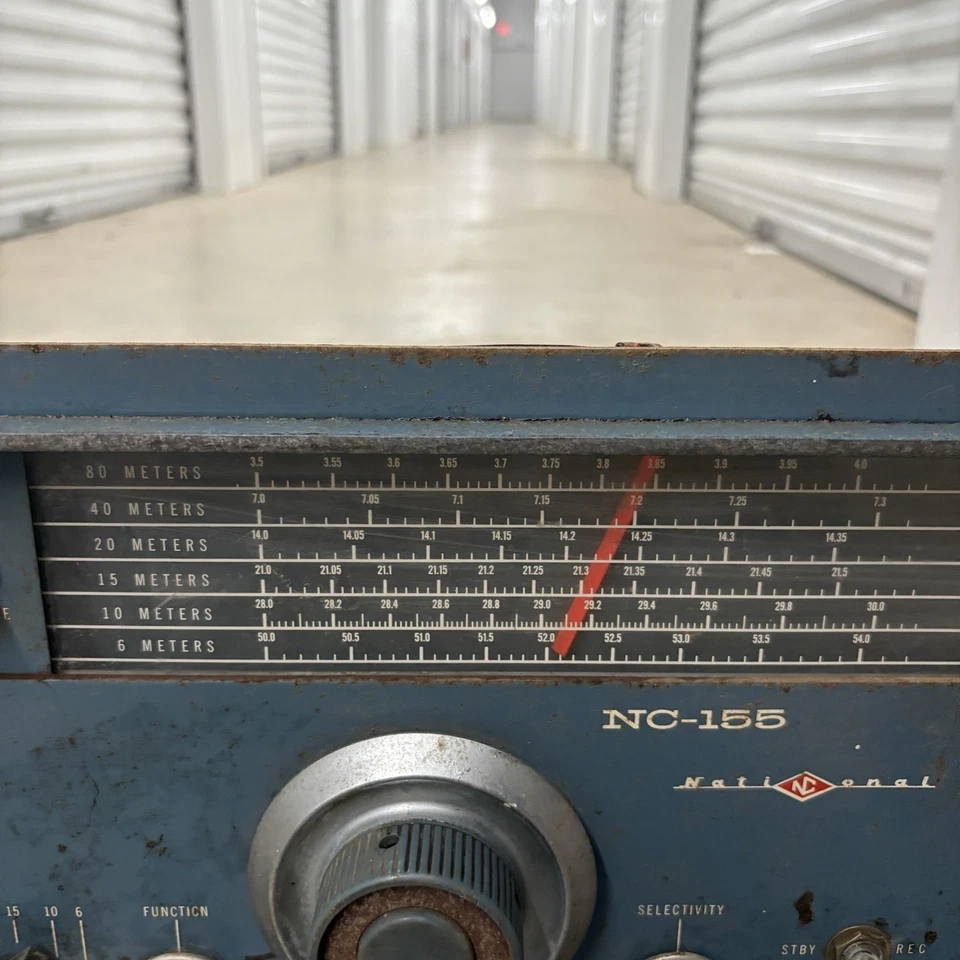 Receptor de radio HAM National NC-155 PARA REPUESTOS O REPARACIÓN NO FUNCIONA LEER Foto 3 de 4