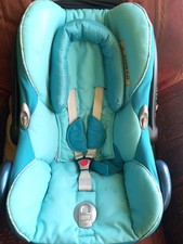 Maxi Cosi CabrioFix Seat And Adaptors Pram Buggy Car