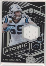 2018 Panini Obsidian Atomic Material Relics 94/100 Luke Kuechly #AM-43 s3g