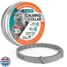 Trail Tail Calming Collar for Cats, Pheromone Collar for Cat Anxiety Relief,