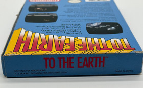 To the Earth (Nintendo Entertainment System, NES, 1990) CIB- TESTED & WORKS