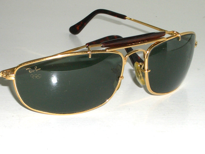VINTAGE B&L RAY-BAN W1709 GOLD 1994/96 OLYMPIC GAMES G15 WRAP