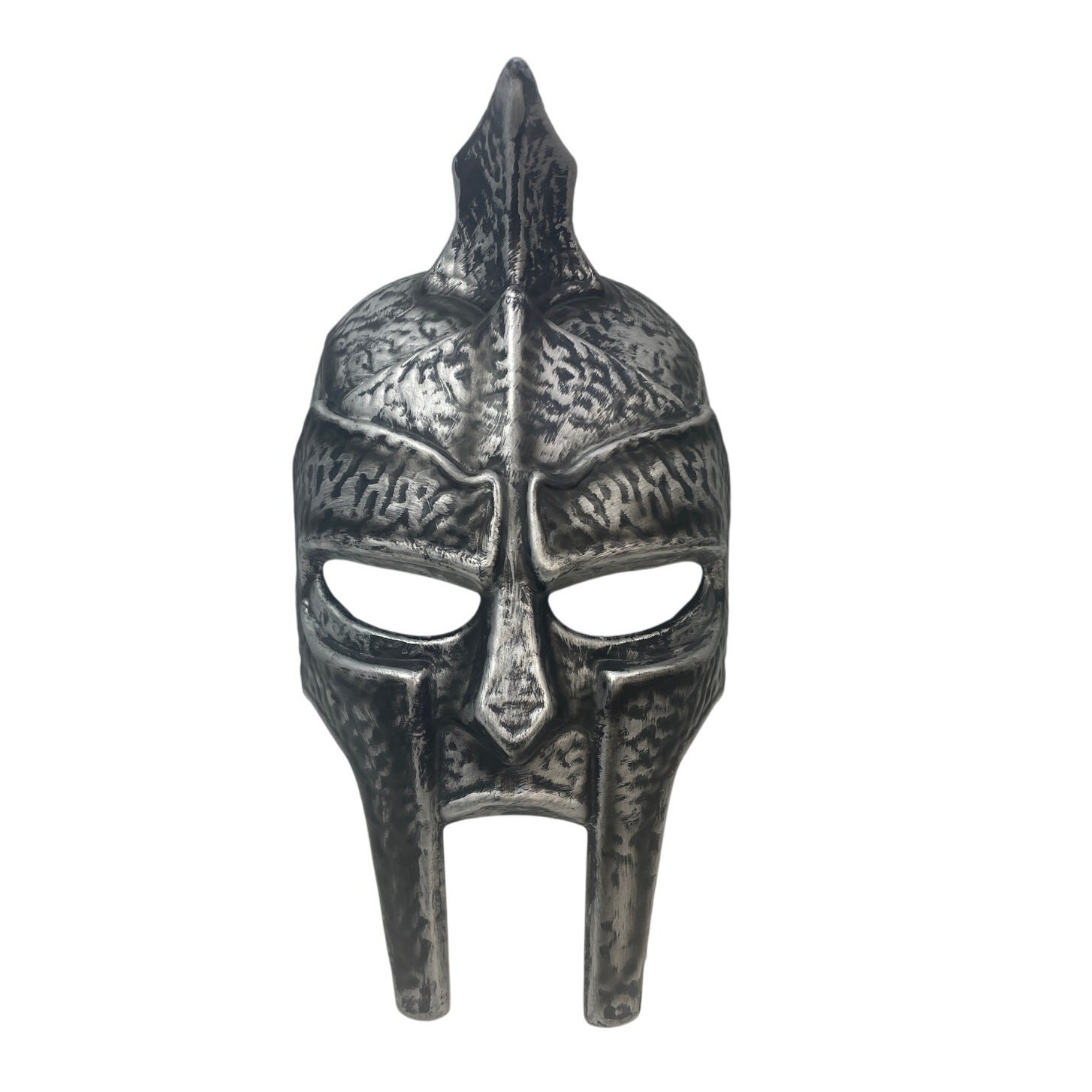 Plastic Gladiator Silver Black Adjustable Elastic… - image 1