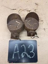 VINTAGE HOT RAT ROD TURN SIGNALS SIGNAL SET PAIR ROUGH PATINA RATROD FORD CHEVY