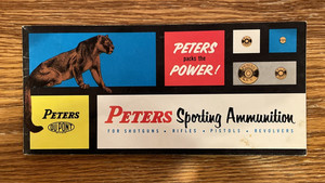 VTG c.1950-1960s Peters Sporting Ammunition Remington Firearms Gun Catalog    A3