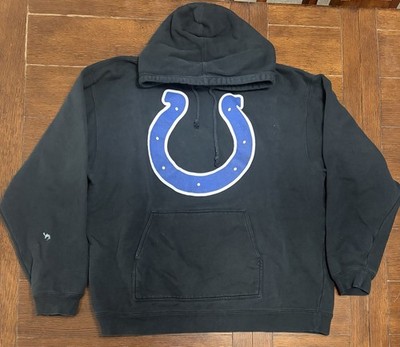 Vintage Reebok Men s Size XL Indianapolis Colts Black Hoodie Sweatshirt NFL