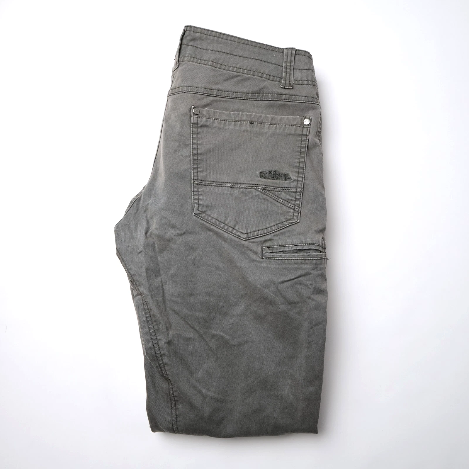 Kuhl Free Generatr Pants Mens 30x32 Gray 5219 Hiking Outdoor Utility Canvas Work