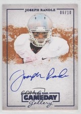 2013 Press Pass Gameday Gallery Blue 6/10 Joseph Randle #GG-JR Auto 10k8