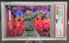 2020 PSA 10 TOPPS CHROME ZAC GALLEN ROOKIE #132 PINK REFRACTOR ARIZONA RC MLB