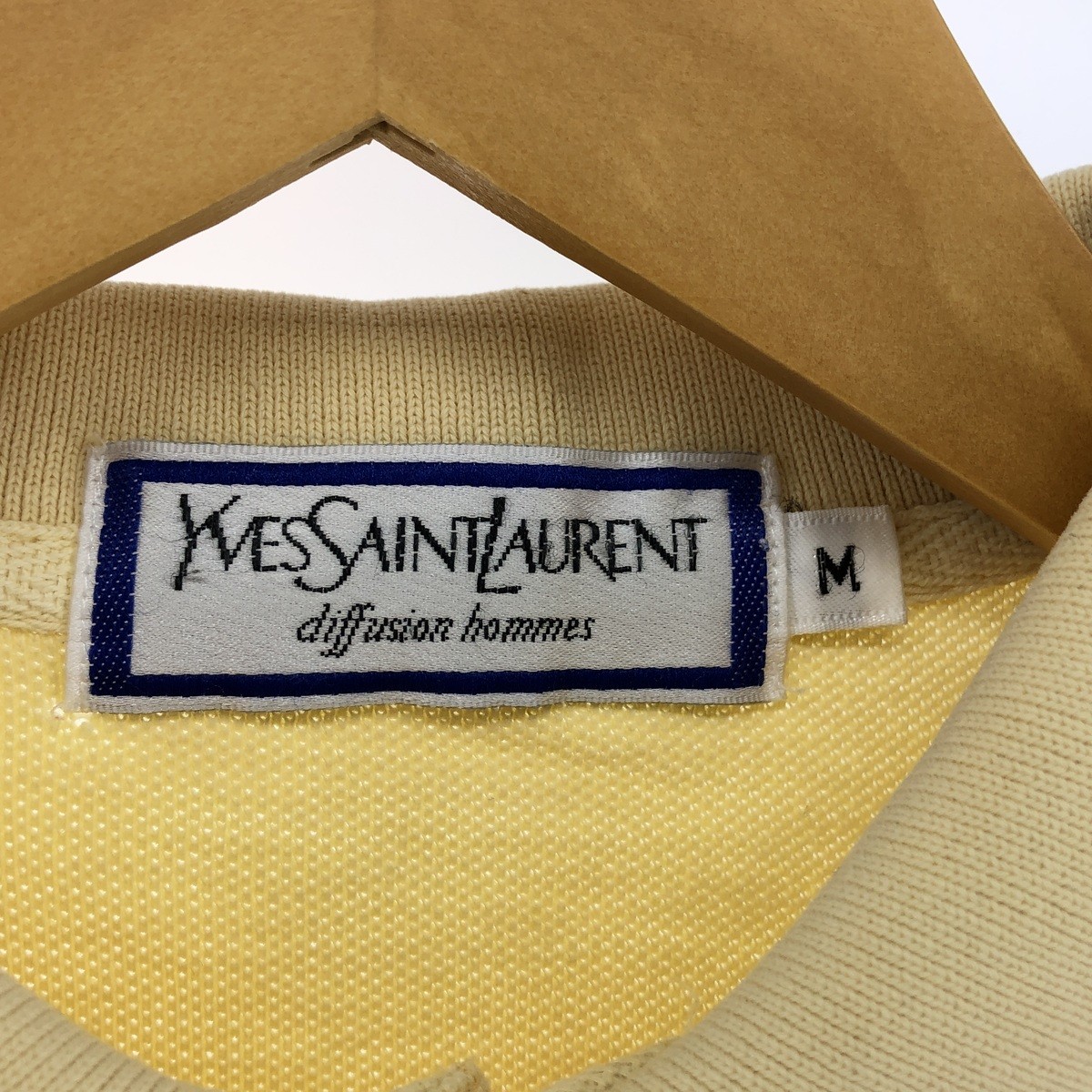 Polo uomo manica corta vintage Yves Saint Laurent Diffusion taglia M