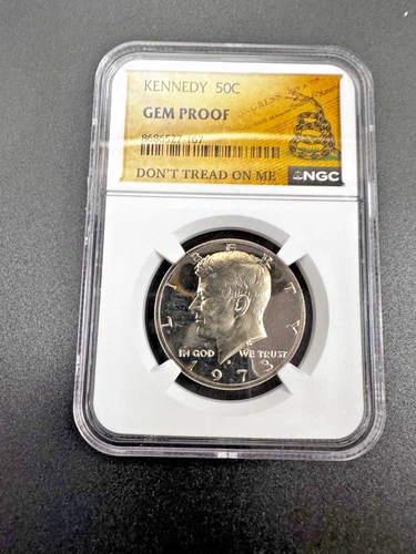 1973 Kennedy Half Dollar NGC GEM Proof | Certified Proof Silver Coin