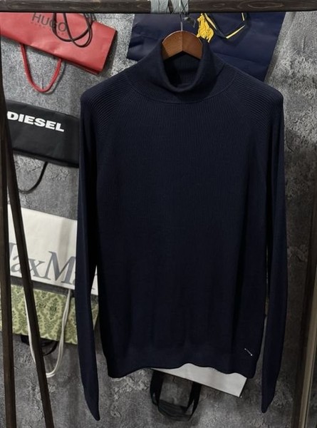 Men Roy Robson Turtleneck Navy Cotton 40