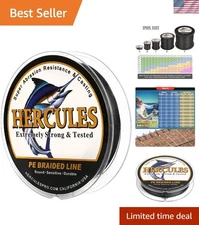 Cost-Effective Super Cast 8 Strands Braided Fishing Line 10LB to 300LB  for S...