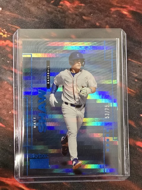 2024 Skybox Metal Universe Champions Premium Sapphire Star 53/75 Matt Shaw #S-40