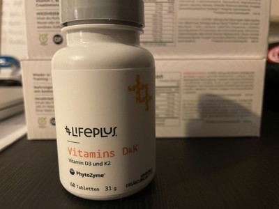 Lifeplus Vitamins D&K   Vitamin D3 und K2   60 Tabletten NEU/OVP/ MHD 09/2028