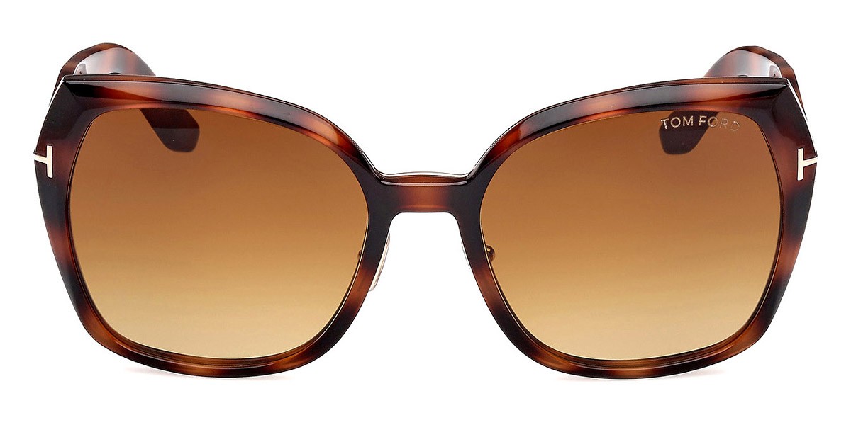 Солнцезащитные очки Tom Ford Plum FT1223 Женские светлые Havana 58 мм Новые 100 аутентичные 119790₽